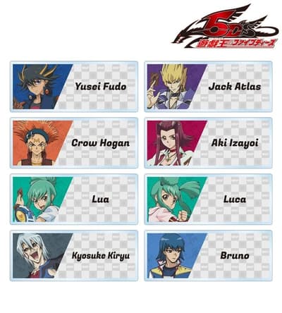 Yu-Gi-Oh! 5D's Merchandise Now Available for Pre-order on AMNIBUS, Including Trading Acrylic Name Plates and Scene Photo Can Badges