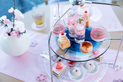 El Hotel Kawana Presenta su Té de la Tarde de Primavera con Tema de Flores de Cerezo y Vistas al Océano