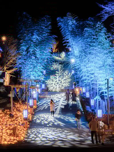 나가토 유모토 온천의 겨울 전통 “온신강 우타아카리 Vol.8” 개최