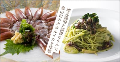 富山縣的春季盛宴——漁港螢烏賊早餐與東京新大谷飯店的特別菜單