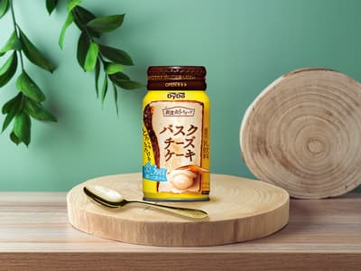 일본에서 출시된 새로운 바스크 치즈케이크 캔 음료 - 업계 최초의 흔들어 마시는 치즈케이크