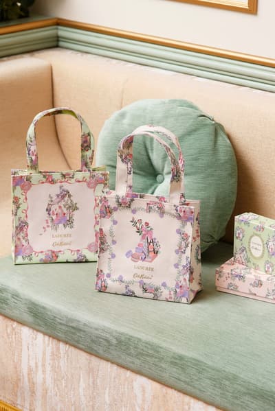 Productos de la colaboración Ladurée × Cath Kidston disponibles para pre-pedido a partir del 3 de abril