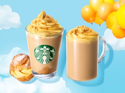 Starbucks Japón Lanza Frappuccino y Latte de Crema Choux para la Primavera de 2026