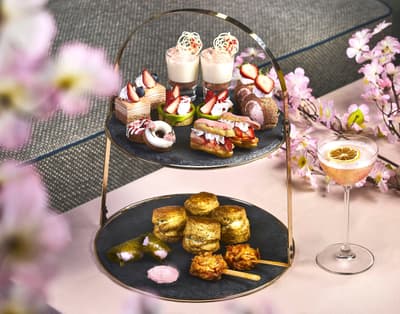 Aloft Osaka Dojima Offers Cherry Blossom Afternoon Tea "Sakurami" This April