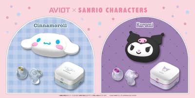 AVIOT Launches Cinnamoroll and Kuromi Collaboration True Wireless Earphones