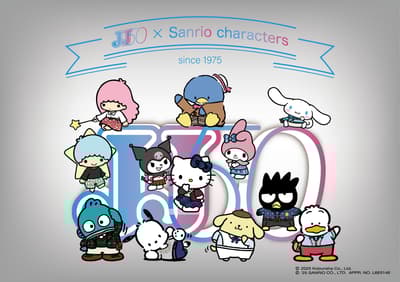 Tienda Pop-Up del 50 Aniversario de JJ x Personajes de Sanrio Llega a Abeno, Osaka