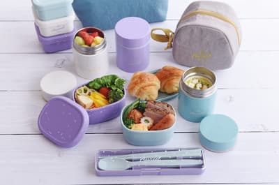 냉동 보관 가능한 다채로운 실리콘 식품 용기 출시