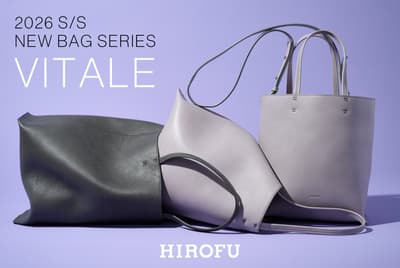 HIROFU lanza la serie de bolsos VITALE para la primavera/verano de 2026