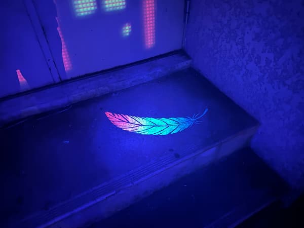 UV light treasure hunt activity