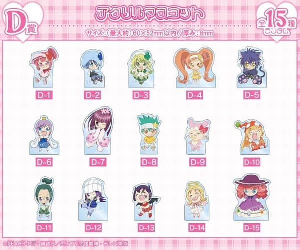 D Prize Acrylic Mascot