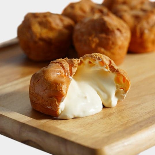 Nama Honey Cream Puffs bajo en azúcar