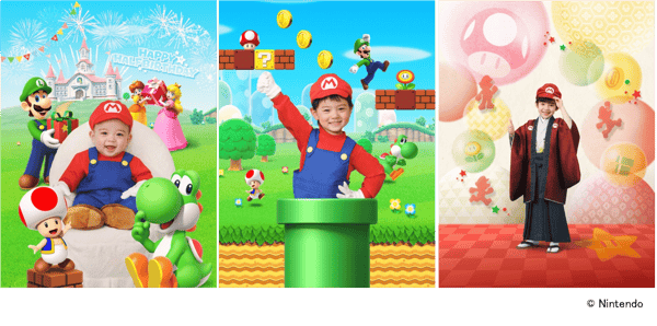 Menú de fotos de Super Mario de Studio Alice