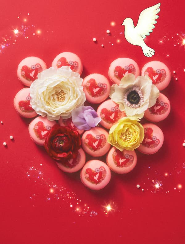 Peaceful Macaron Strawberry Shortcake