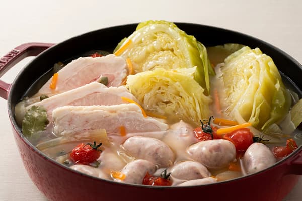 Matsunami Cabbage and Pork Belly Pot-au-Feu Style