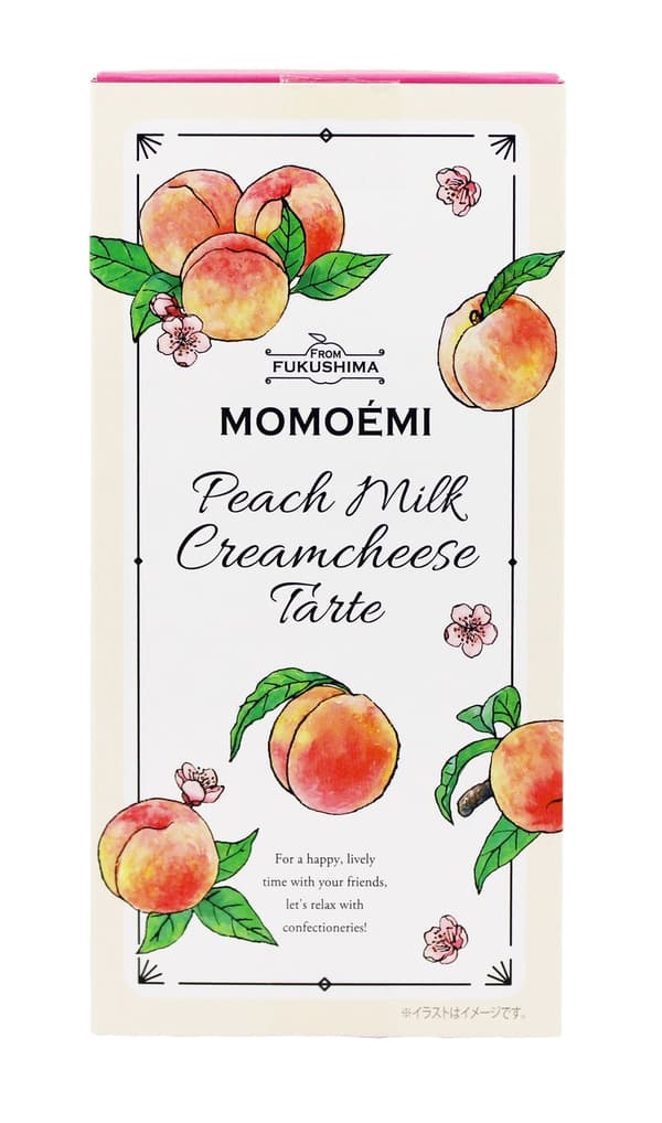 MOMOÉMI Tart Krim Keju Susu Persik Fukushima