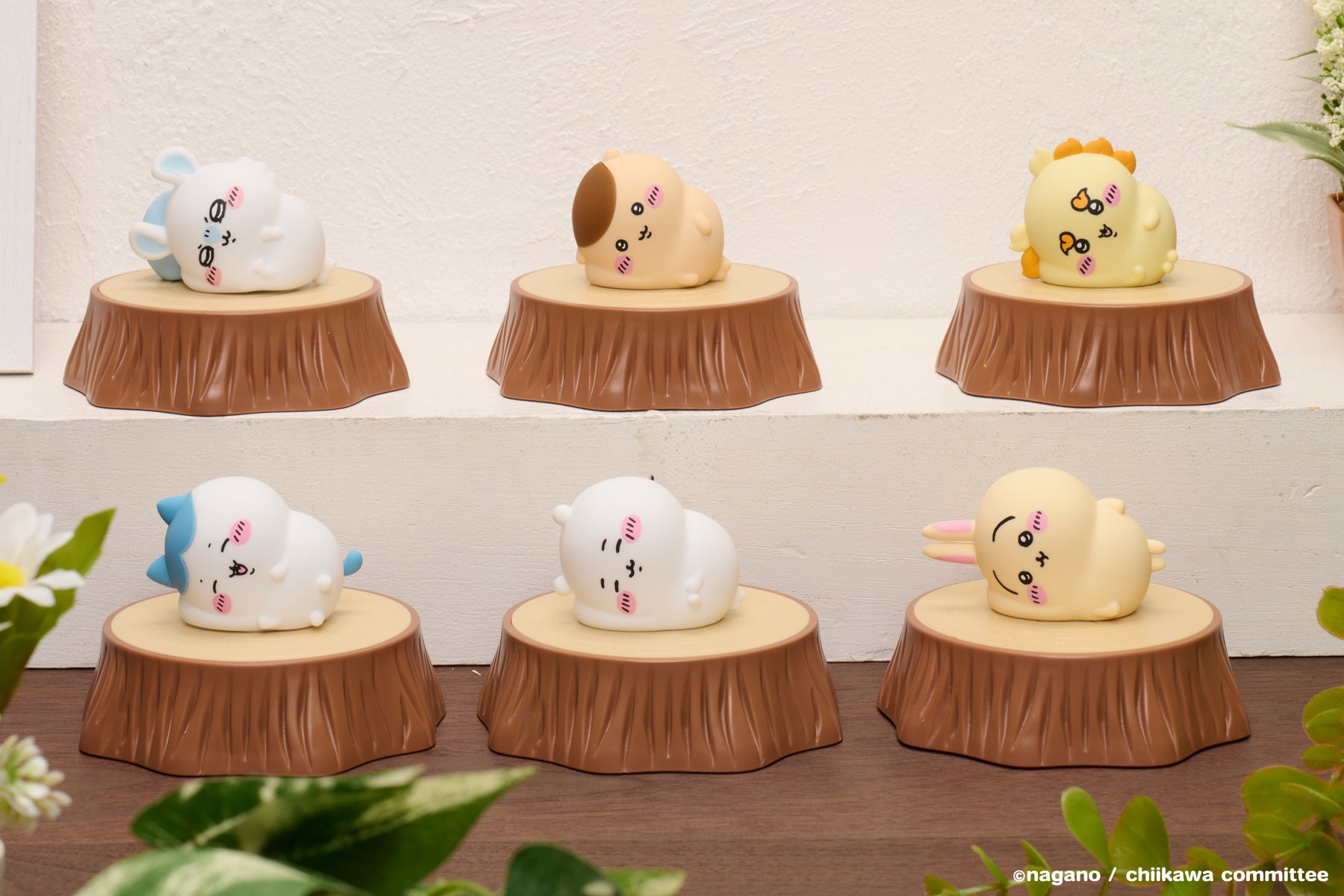 Available in 6 characters: Chiikawa, Hachiware, Usagi, Momonga, Kurimanjuu, and Shisa