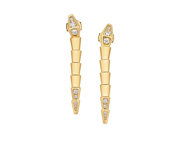 Serpenti Viper Earrings YG x DIA ¥1,408,000