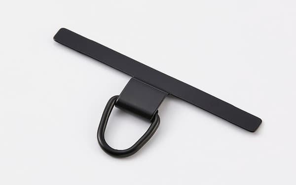 Lámina delgada y duradera de acero inoxidable con orificio para correa