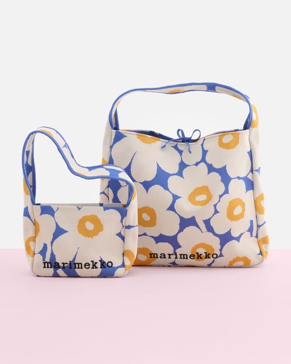 Unikko knit bags Japan-exclusive
