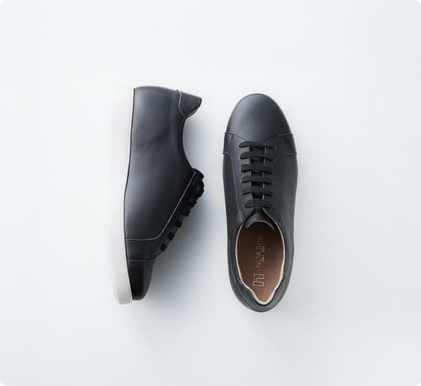 Urban Lace-Up Sneaker — Black