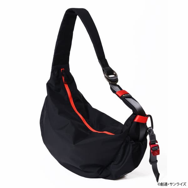 STRICT-G MSPC Mobile Suit Gundam Bolso de hombro M Char Aznable - Vista frontal