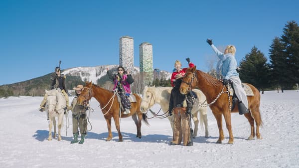 Frost Terrace and horseback riding