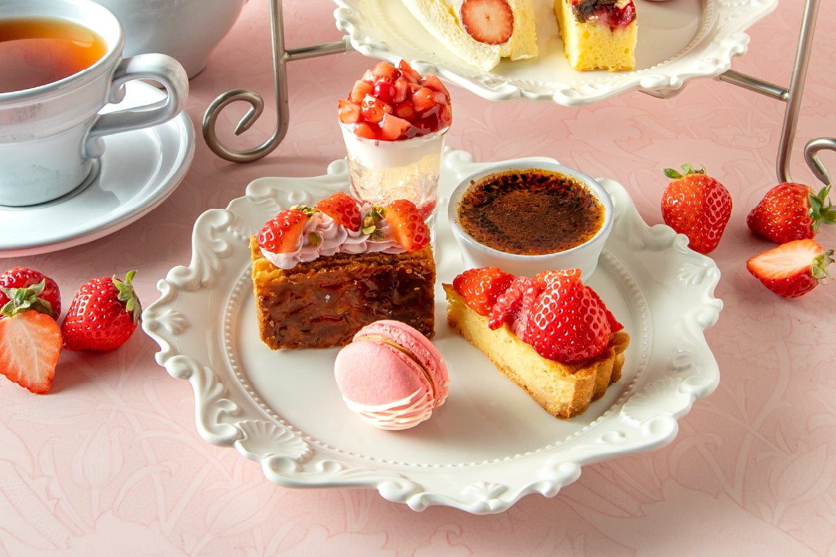 Upper tier sweets selection