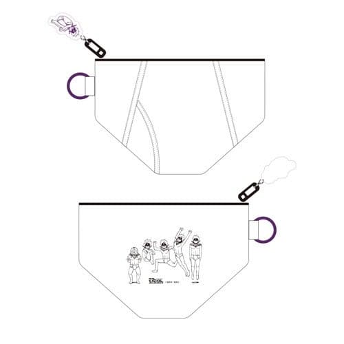 Evil Eye Brief Pouch (with Acrylic Keychain)