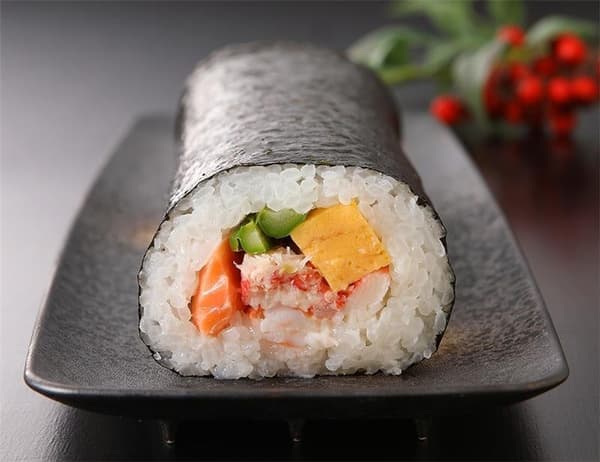 京之Kaya壽司的海鮮恵方卷