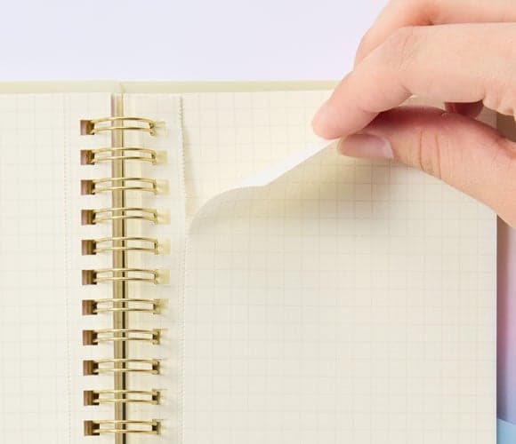 천공선이 있는 5mm 그리드