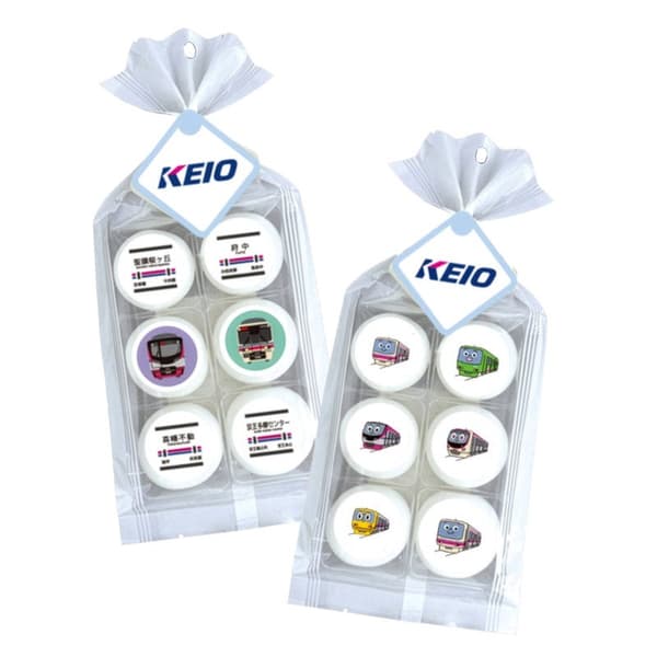 ภาพมาร์ชเมลโลว์ช็อกโกแลตรถไฟสายเคโอ