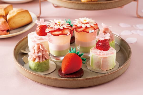 Afternoon tea savory and sweets detail