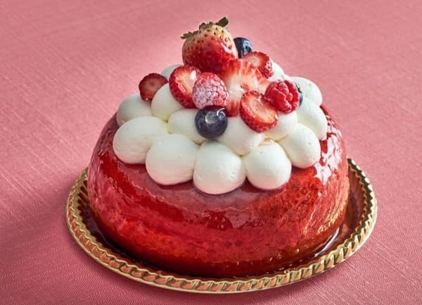 Postre Savarin Fraise