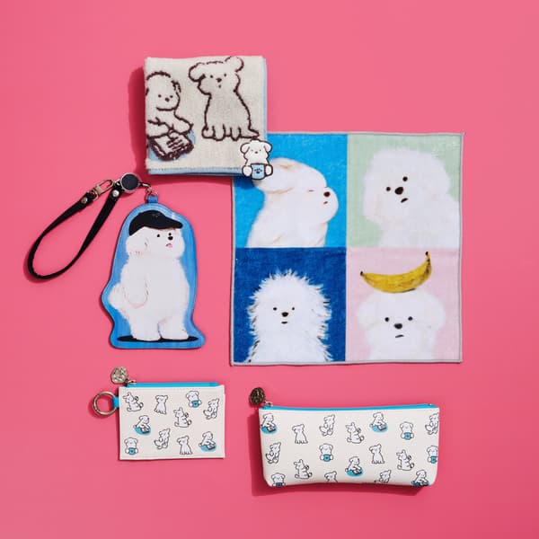 Jacquard Mini Towel, Print Mini Towel, Reel Pass Case, Card Case, Pen Case