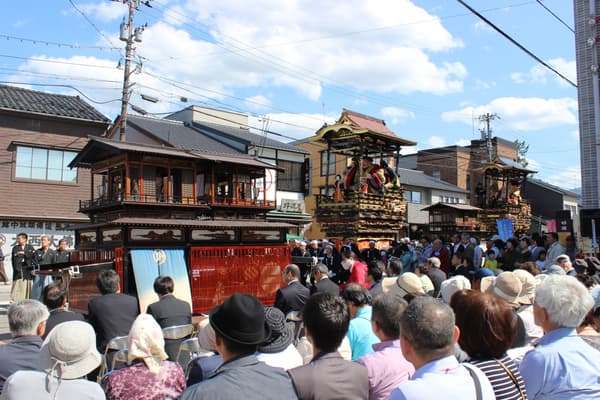 히키야마 박물관 옆 특별석 관람