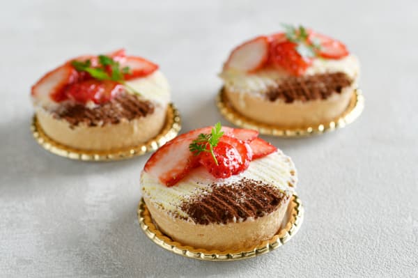 초콜릿과 호두 화이트 무스 타르트