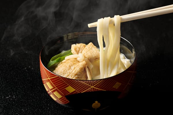Fried Tofu Pouch and Soy Milk Udon