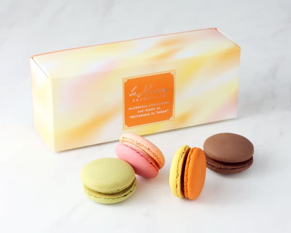 Macaron 4pcs ¥1,080 (tax included)