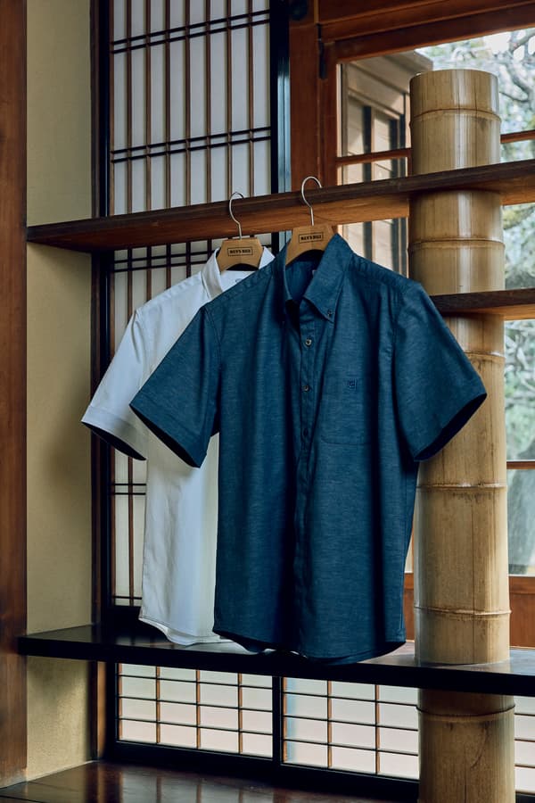 棉麻牛津短袖衬衫 – ¥24,200（含税）