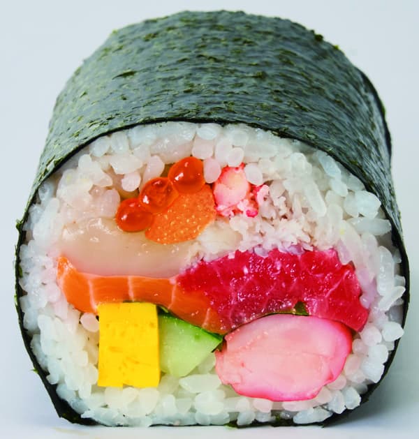 Hokkaido Salmon and Scallop Shofuku Ehomaki