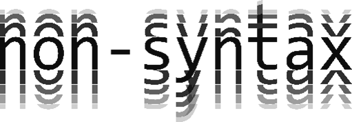 non-syntax