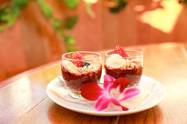 Guarnición: Mini tazón de acai