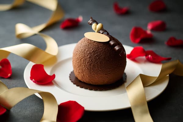 Valentine's Chocolate Cake Ensemble