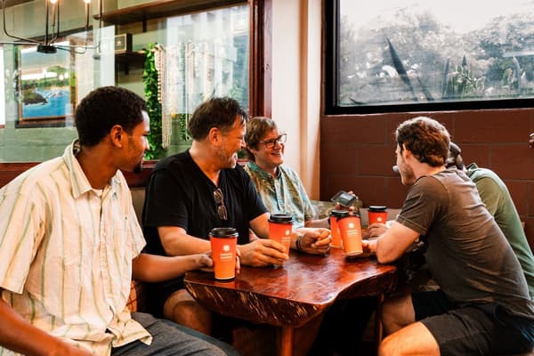 Pop-up interior at Manoa Chocolate Kailua Store