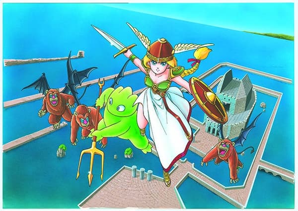 Ilustración de la imagen de la versión AC de Valkyrie no Densetsu