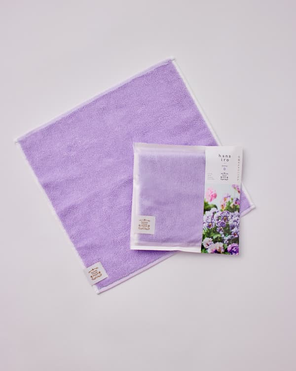 hanairo Towel Handkerchief — Pansy