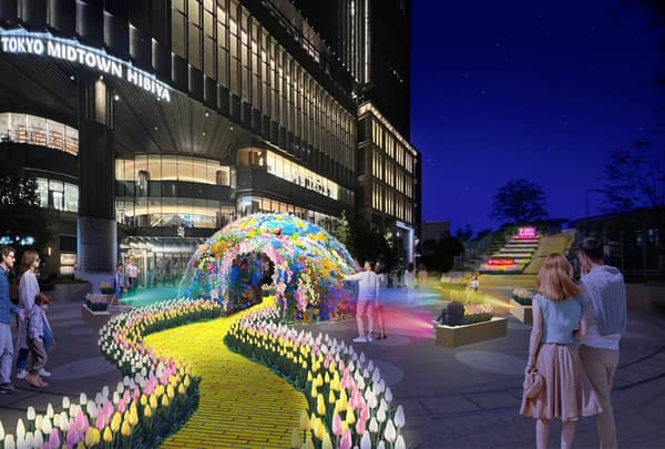 Flower Dome (Night) Exterior Image