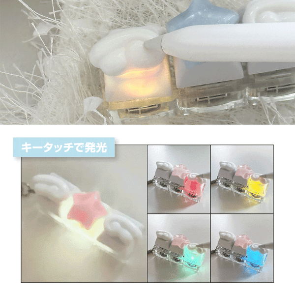 RGB Lighting Synchronized with Every Click — Glowing Keyboard Charm