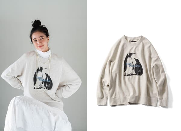 Sudadera de pingüino rey