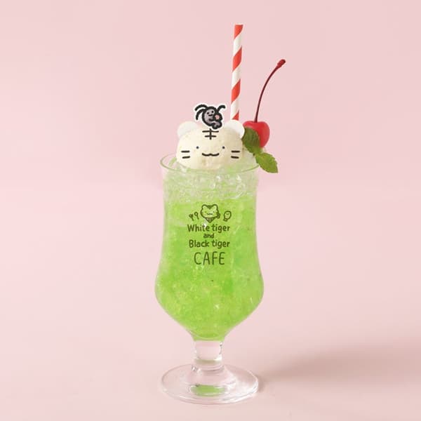 White Tiger and Black Tiger's Melon Cream Soda
